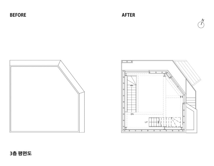3층 평면도ⓒOpen Studio Architecture