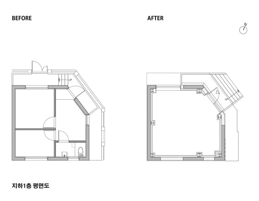 지하 1층 평면도ⓒOpen Studio Architecture